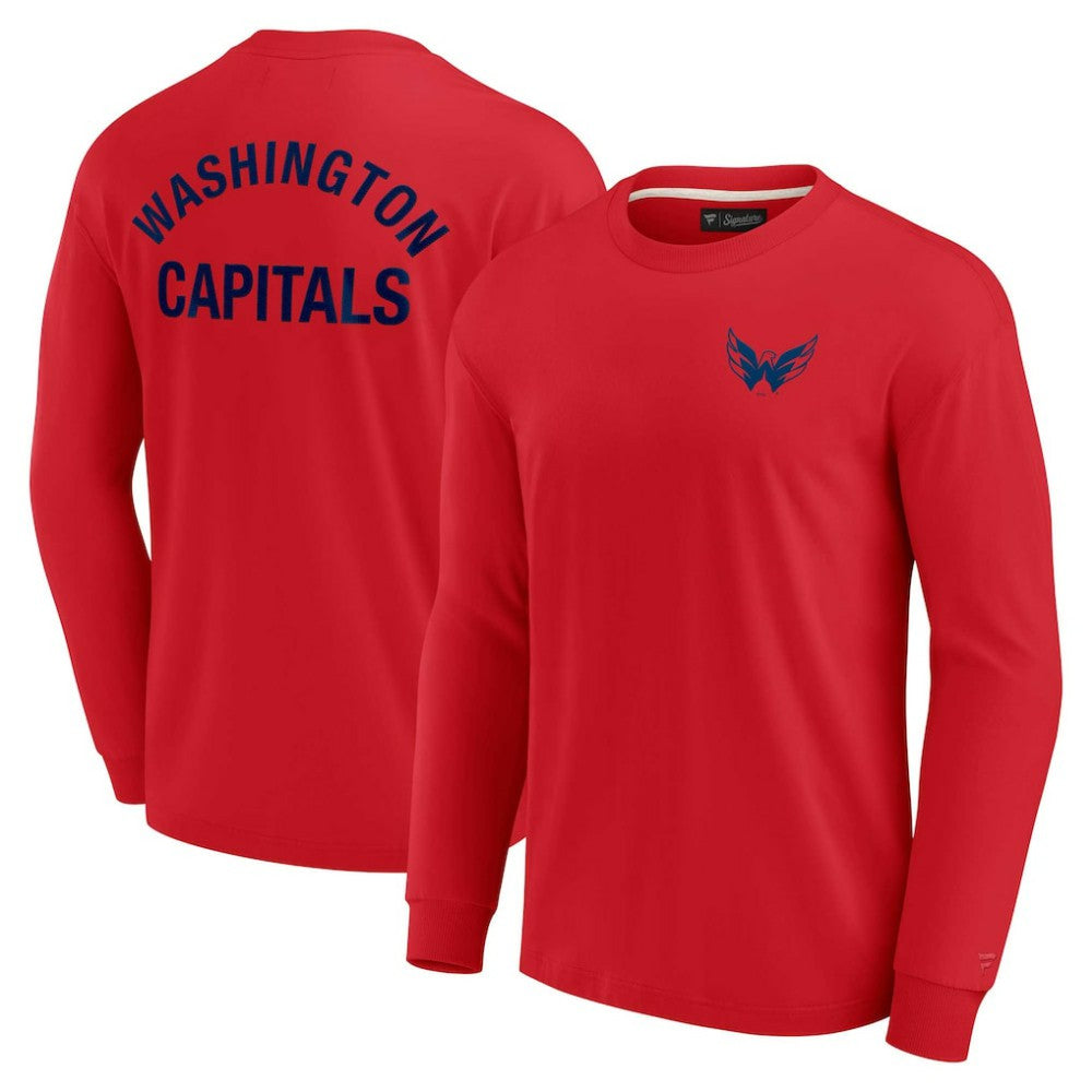 Washington Capitals Fanatics Unisex Elements Super Soft Long Sleeve T-Shirt - Red | US 5120873