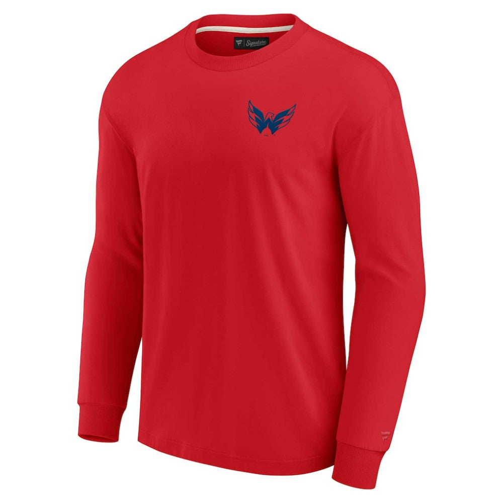 Washington Capitals Fanatics Unisex Elements Super Soft Long Sleeve T-Shirt - Red | US 5120873