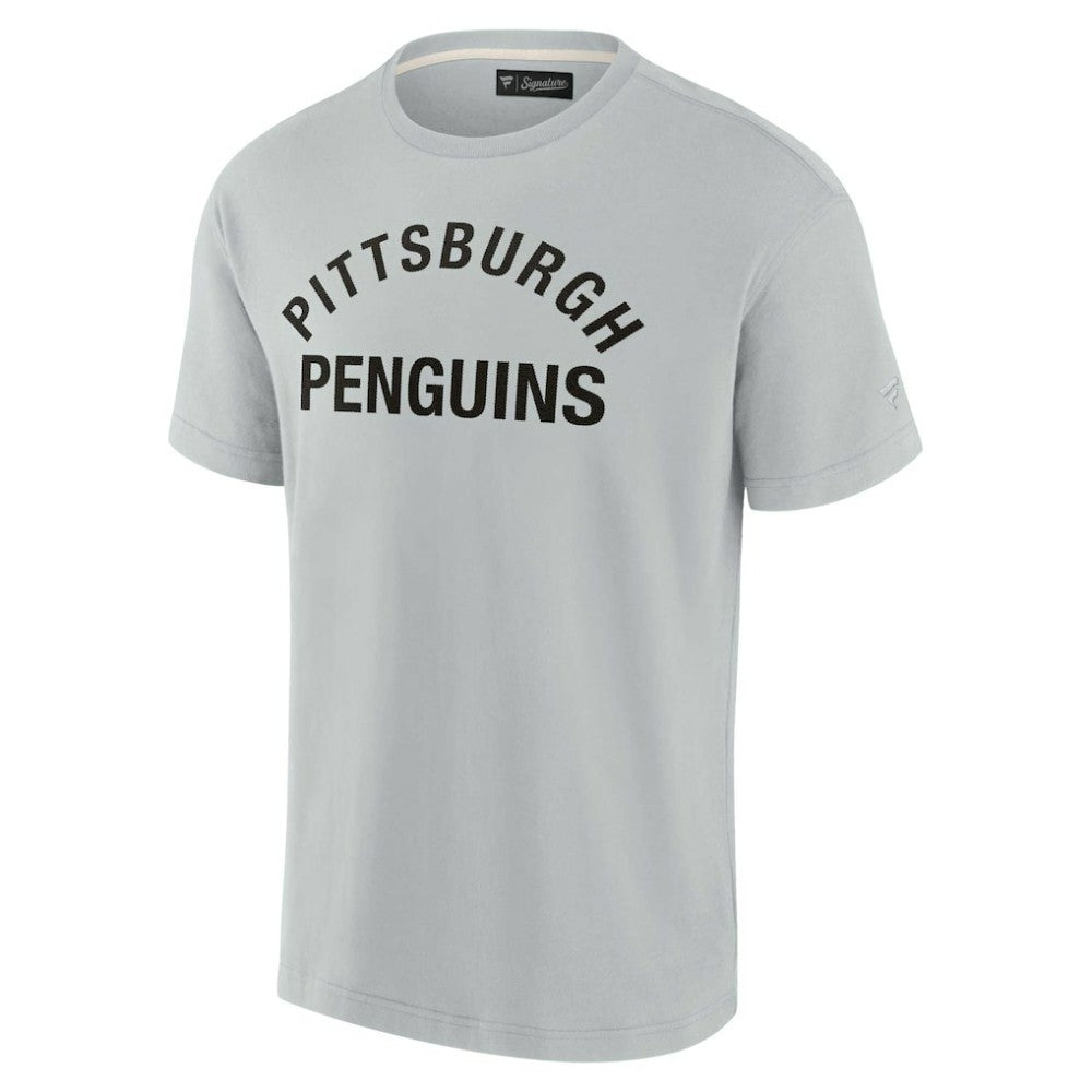 Pittsburgh Penguins Fanatics Unisex Elements Super Soft Short Sleeve T-Shirt - Gray | US 5120879