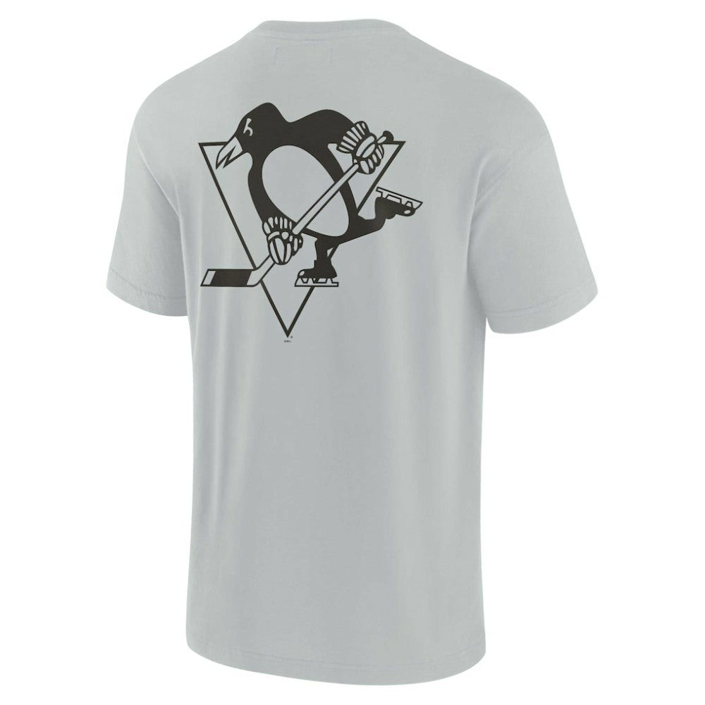 Pittsburgh Penguins Fanatics Unisex Elements Super Soft Short Sleeve T-Shirt - Gray | US 5120879