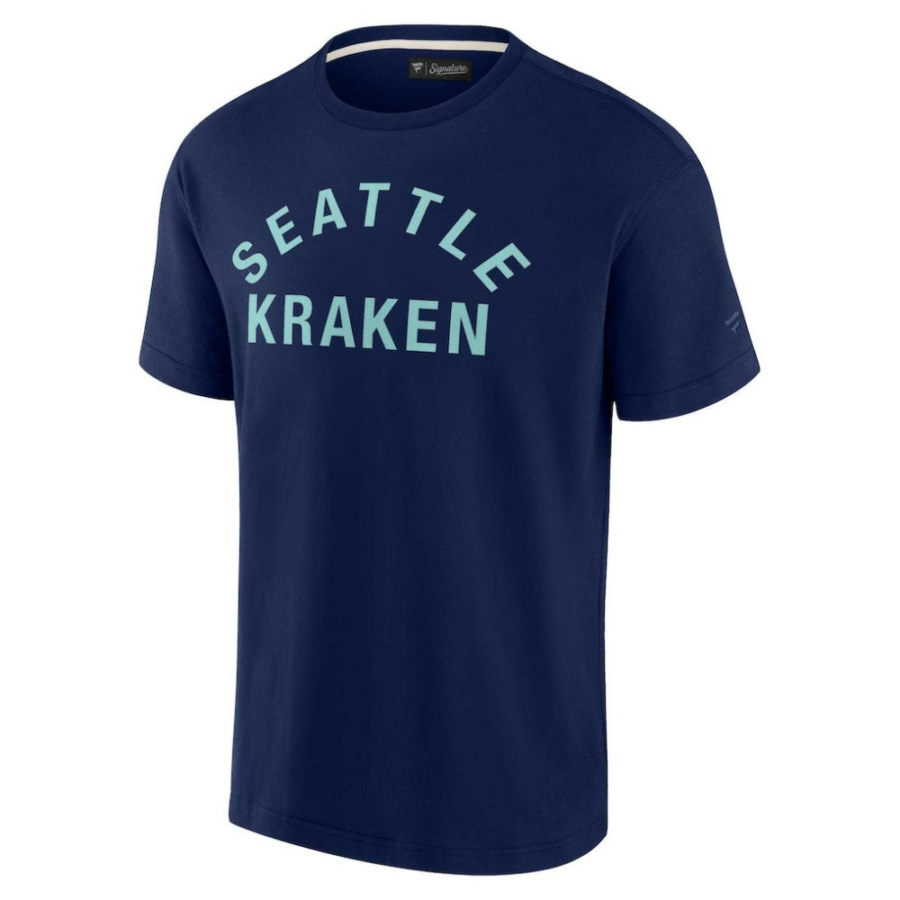 Seattle Kraken Fanatics Unisex Elements Super Soft Short Sleeve T-Shirt - Navy | US 5120880