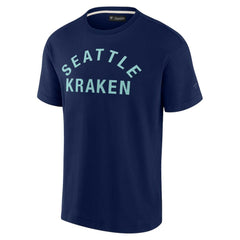 Seattle Kraken Fanatics Unisex Elements Super Soft Short Sleeve T-Shirt - Navy | US 5120880