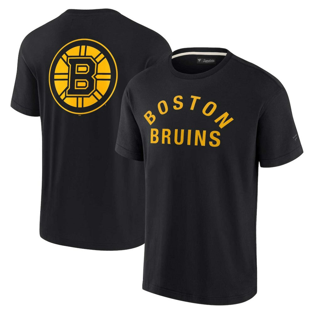 Boston Bruins Fanatics Unisex Elements Super Soft Short Sleeve T-Shirt - Black | US 5120882