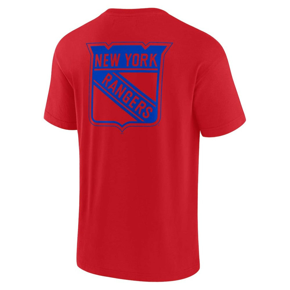 New York Rangers Fanatics Unisex Elements Super Soft Short Sleeve T-Shirt - Red | US 5120886