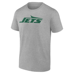 New York Jets Primary Logo T-Shirt - Heather Gray T-shirts