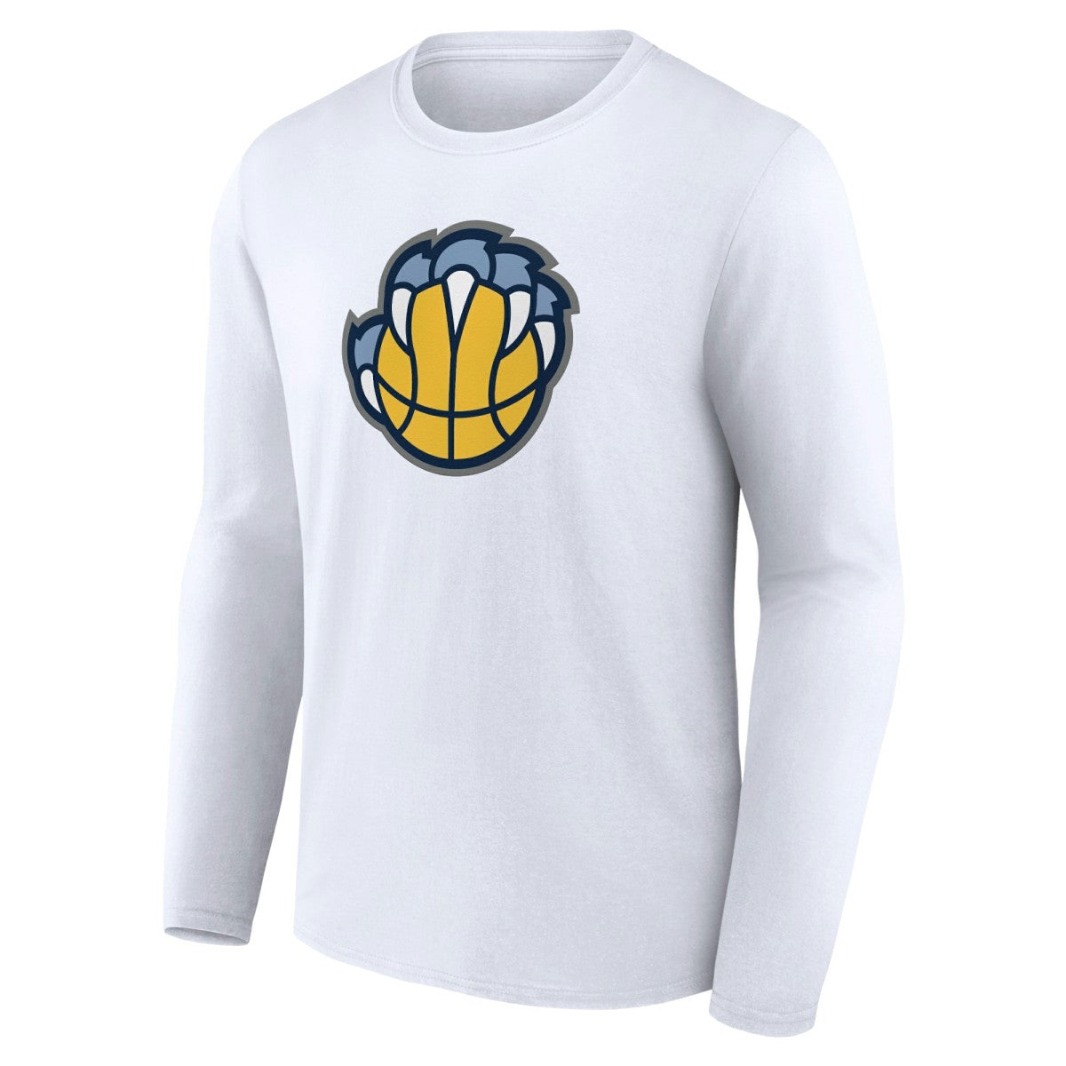 Memphis Grizzlies Alternate Logo Long Sleeve T-Shirt White
