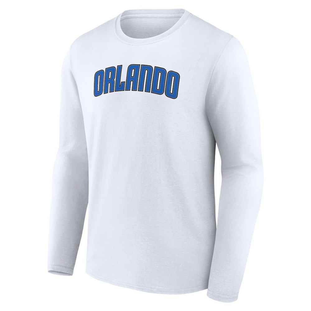 Orlando Magic Alternate Logo Long Sleeve T-Shirt White