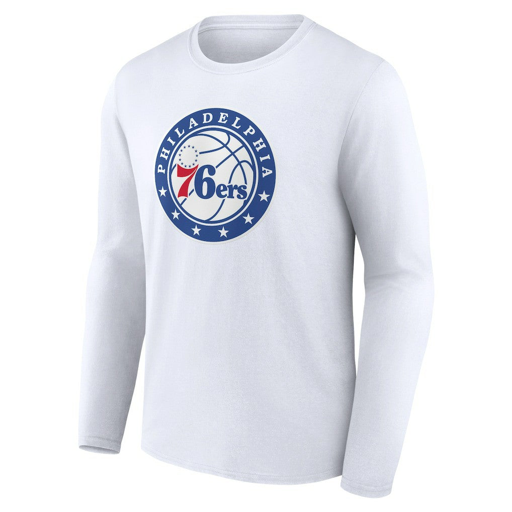 Philadelphia 76ers Alternate Logo Long Sleeve T-Shirt White outlet