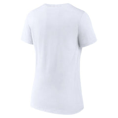 Denver Nuggets Women's Alternate Logo V-Neck T-Shirt White