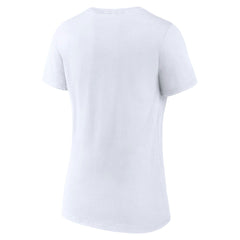 Miami Heat Women's Alternate Logo V-Neck T-Shirt White