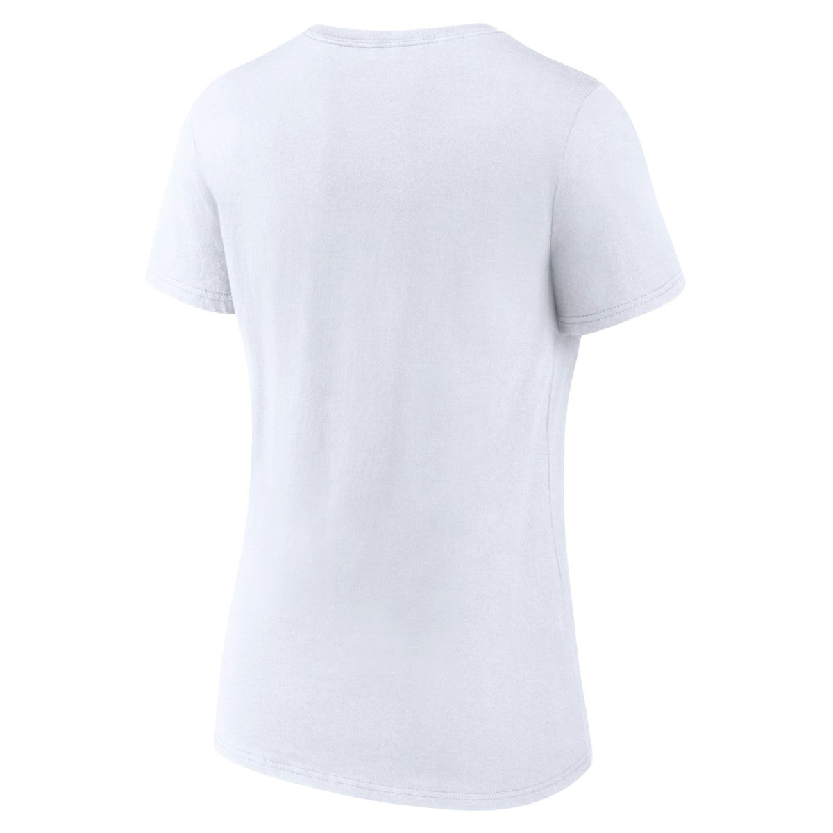 Milwaukee Bucks Women's Alternate Logo V-Neck T-Shirt White