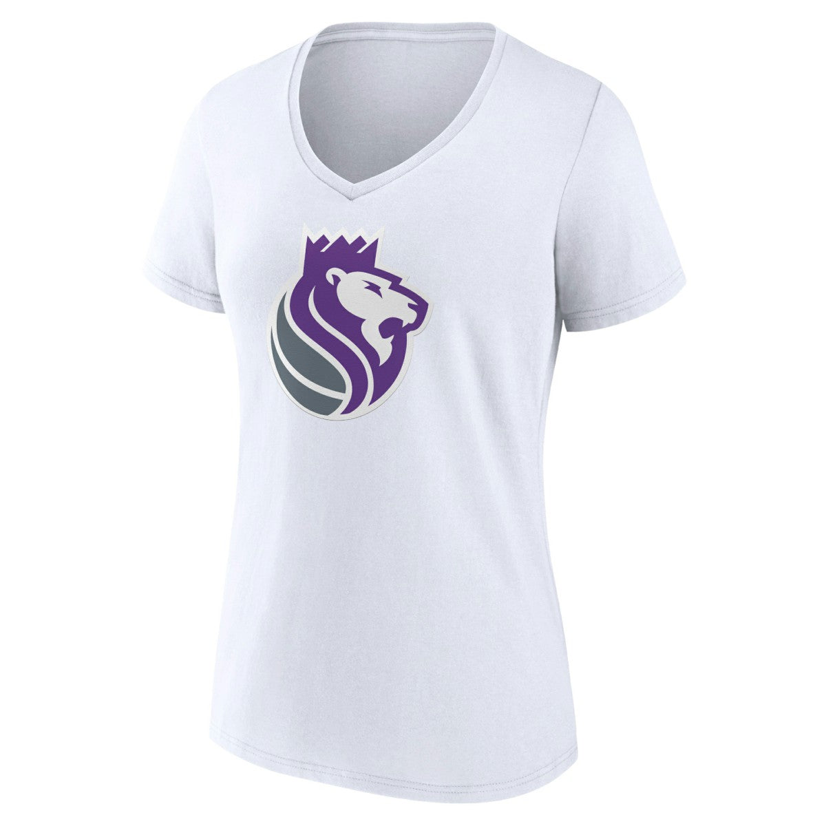 Sacramento Kings Women's Alternate Logo V-Neck T-Shirt White outlet
