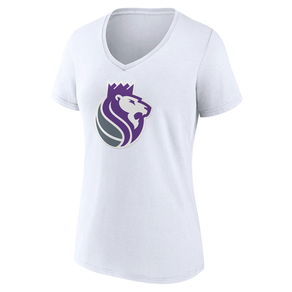Sacramento Kings Women's Alternate Logo V-Neck T-Shirt White outlet