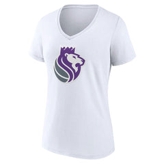 Sacramento Kings Women's Alternate Logo V-Neck T-Shirt White outlet