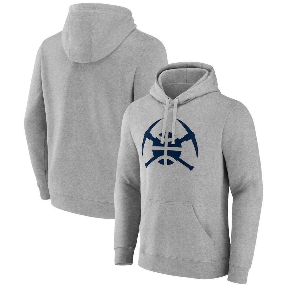 Denver Nuggets Alternate Logo Pullover Hoodie Gray outlet