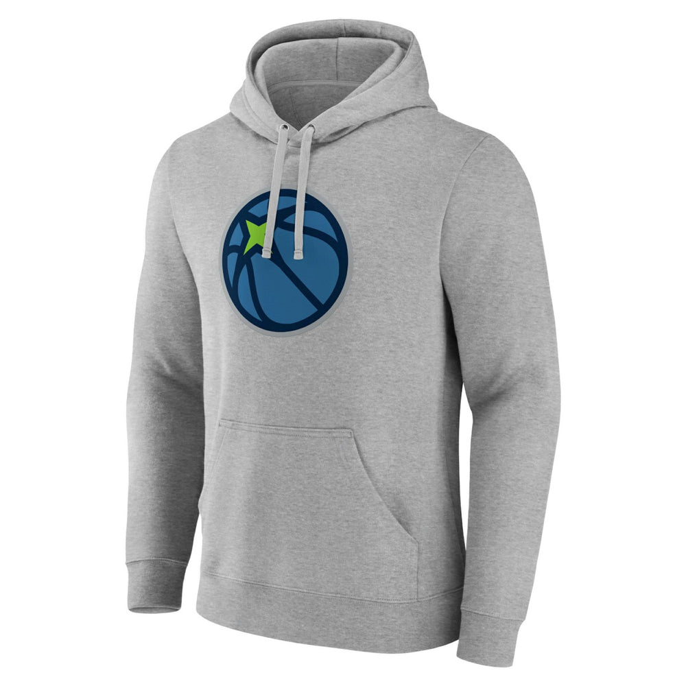Minnesota Timberwolves Alternate Logo Pullover Hoodie Gray