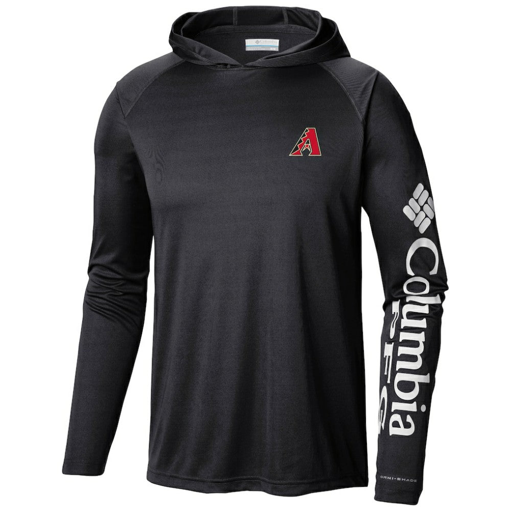 Arizona Diamondbacks Columbia Terminal Tackle Long Sleeve Hoodie T-Shirt - Black Hoodies