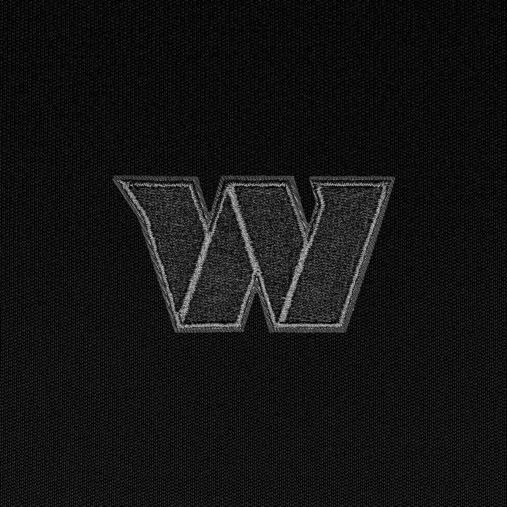 Washington Commanders Antigua Women's Tonal Logo Protect Full-Zip Hoodie Jacket - Black/Charcoal Hoodies