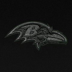 Baltimore Ravens Antigua Tonal Logo Generation Quarter-Zip Pullover Top - Black Pullover