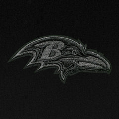 Baltimore Ravens Antigua Tonal Logo Tribute Quarter-Zip Pullover Top - Black Pullover