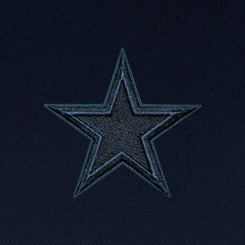 Dallas Cowboys Antigua Tonal Logo Victory Full-Zip Hoodie - Navy Hoodies