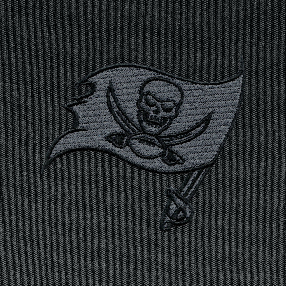 Tampa Bay Buccaneers Antigua Tonal Logo Victory Pullover Hoodie - Charcoal Hoodies