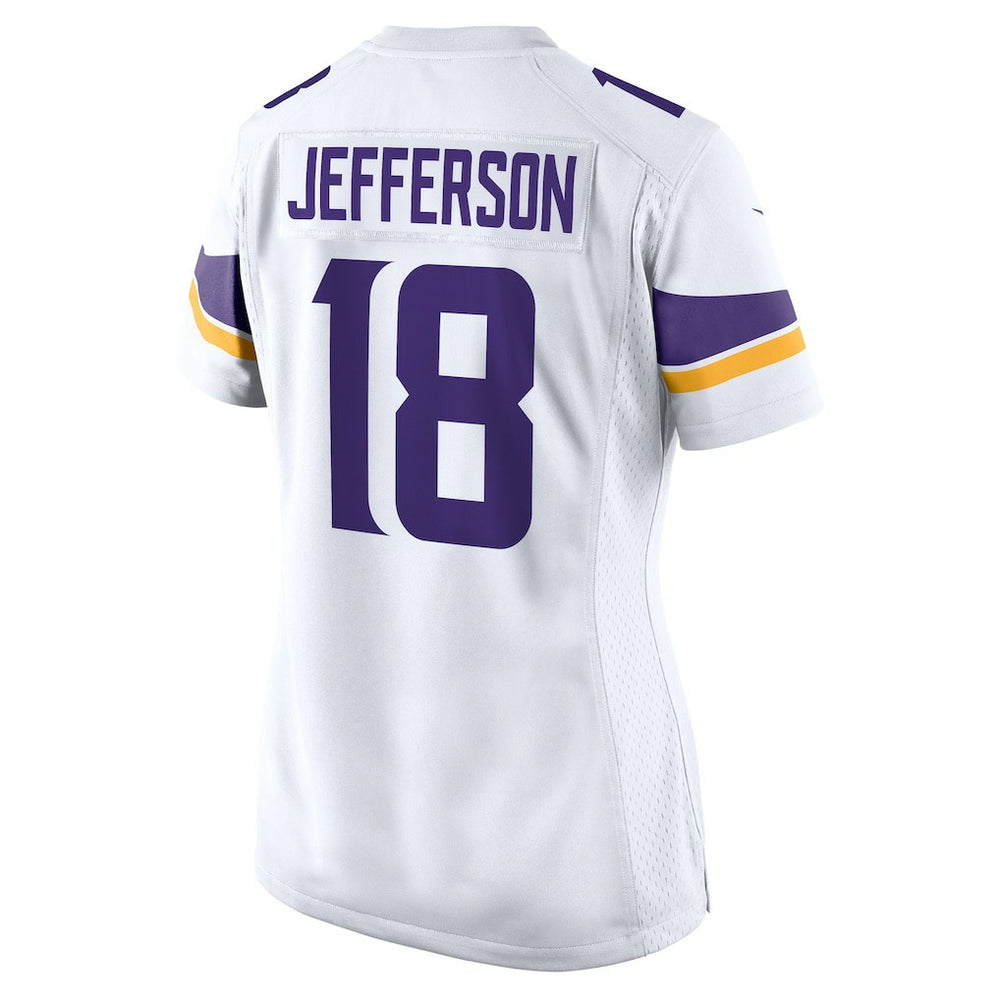 Justin Jefferson Minnesota Vikings Women's Game Player Jersey - White Jerseys