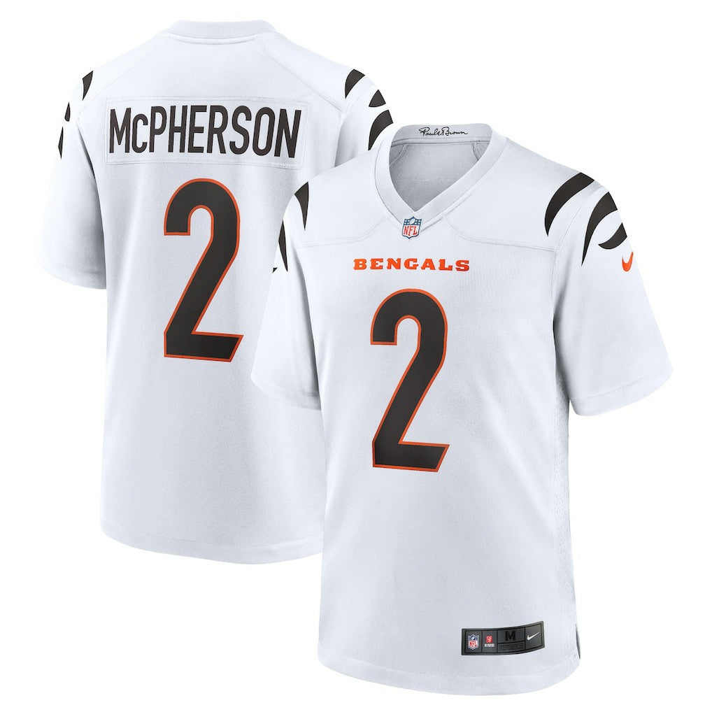 Evan McPherson Cincinnati Bengals Game Player Jersey - White Jerseys