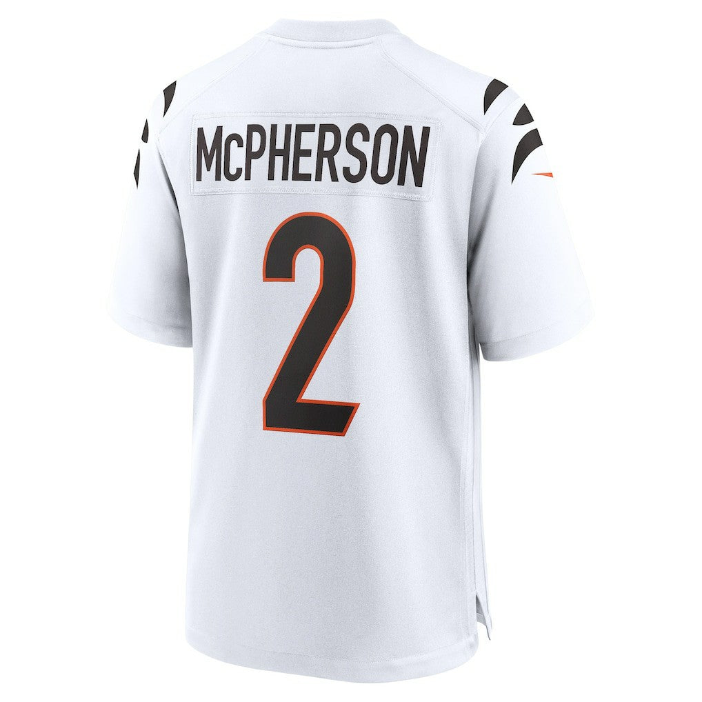 Evan McPherson Cincinnati Bengals Game Player Jersey - White Jerseys