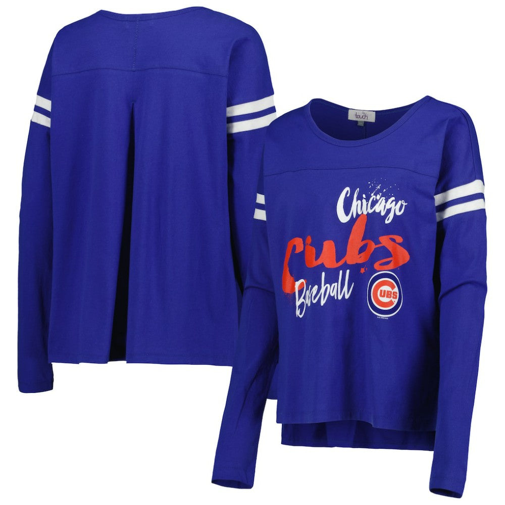 Chicago Cubs Touch Women's Free Agent Long Sleeve T-Shirt - Royal T-shirts