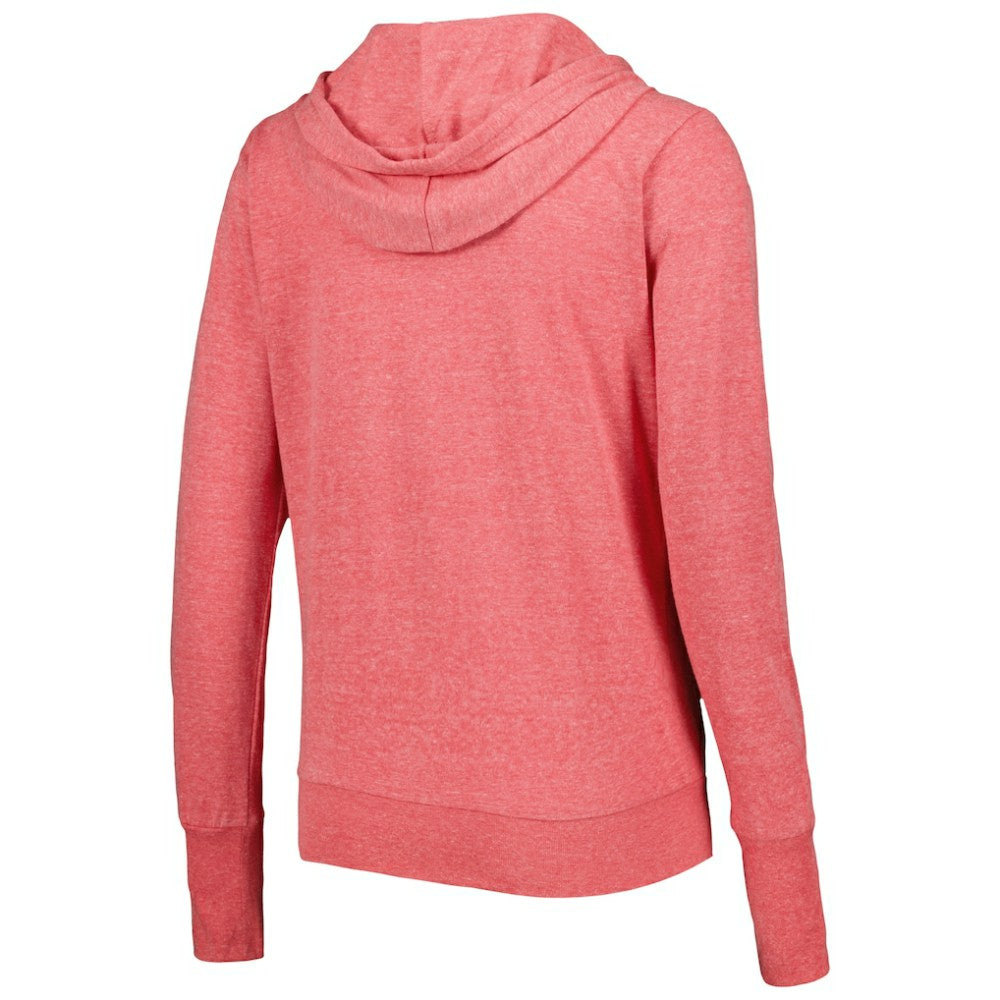 St. Louis Cardinals Touch Women's Training Camp Tri-Blend Lightweight Full-Zip Hoodie - Red Hoodies