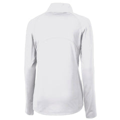 Seattle Seahawks Cutter & Buck Women's Throwback Logo Adapt Eco Knit Stretch Recycled Half-Zip Pullover Top - White Pullover