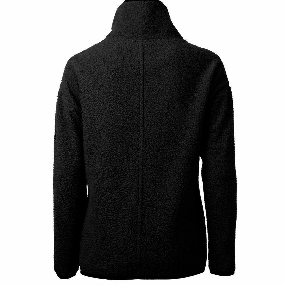 Detroit Lions Cutter & Buck Women's Throwback Logo Cascade Eco Sherpa Fleece Half-Zip Pullover Jacket - Black Pullover