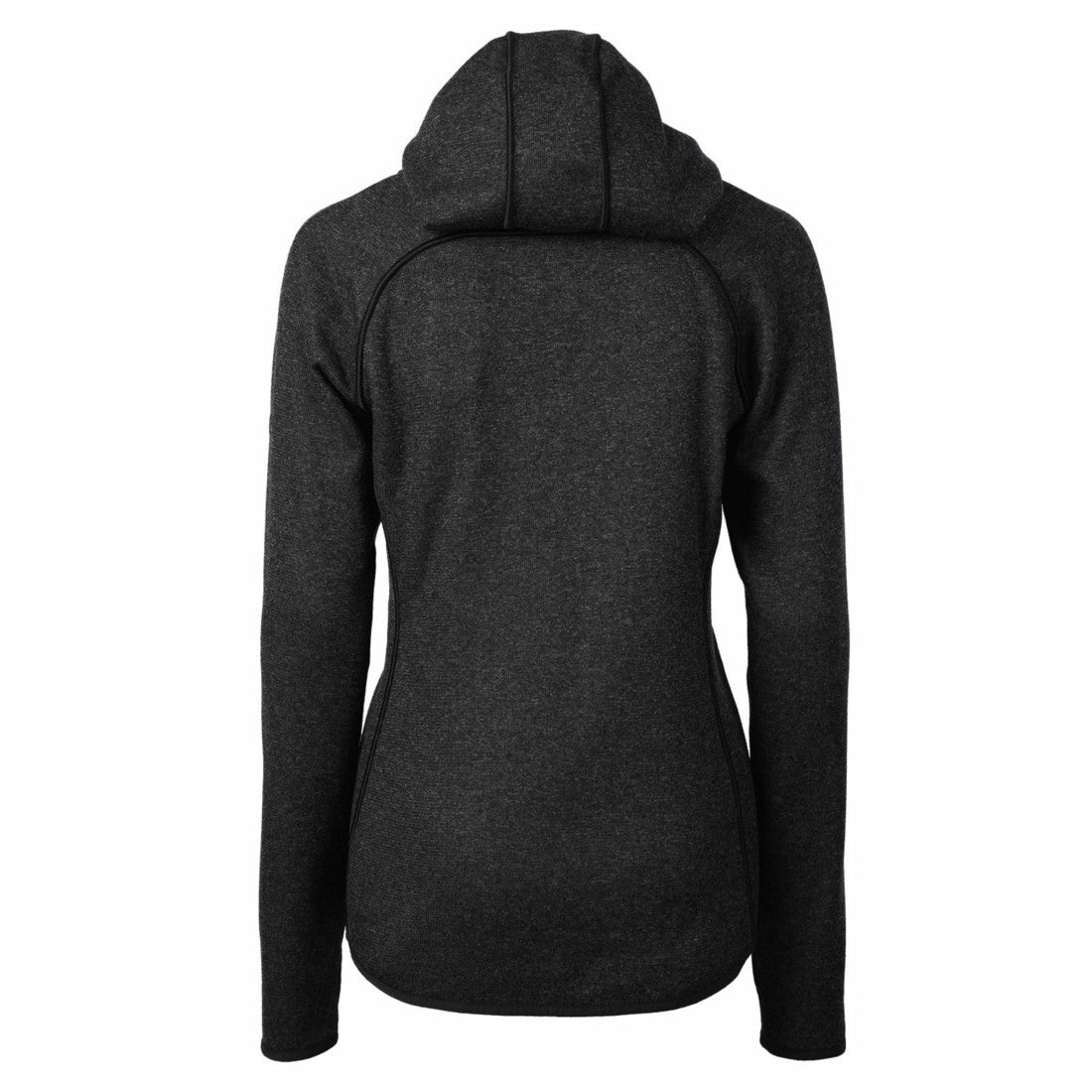 Detroit Lions Cutter & Buck Women's Throwback Logo Mainsail Full-Zip Jacket - Heather Charcoal Jackets
