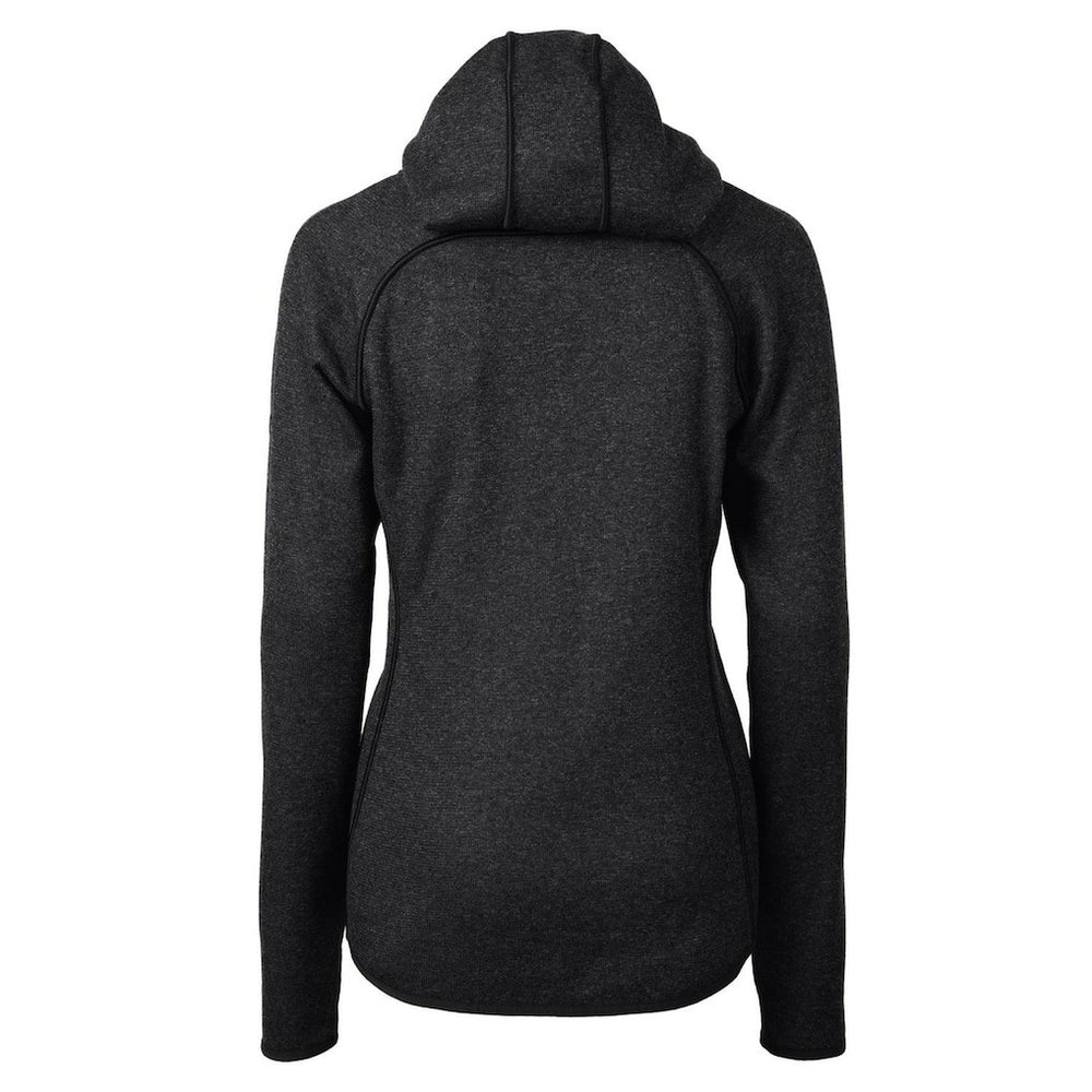 Buffalo Bills Cutter & Buck Women's Throwback Logo Mainsail Full-Zip Jacket - Heather Charcoal Jackets