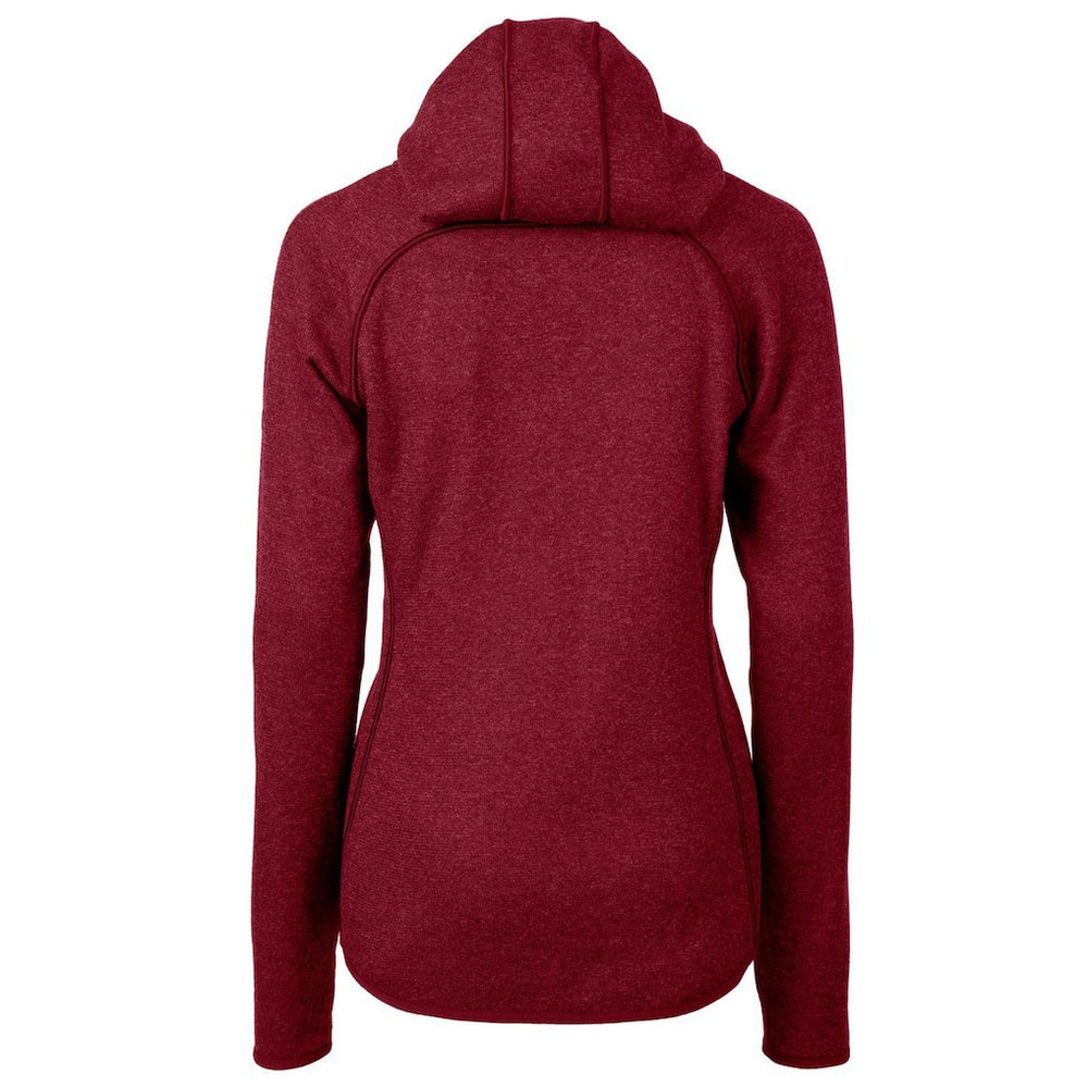 San Francisco 49ers Cutter & Buck Women's Throwback Logo Mainsail Full-Zip Jacket - Scarlet Jackets