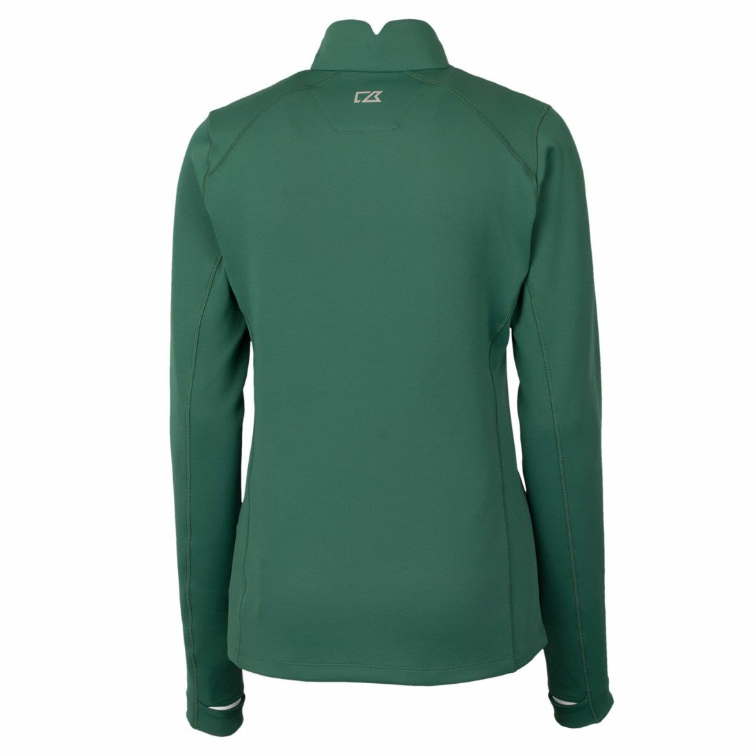 Green Bay Packers Cutter & Buck Women's Throwback Logo Traverse Stretch Quarter-Zip Pullover Top - Green Pullover