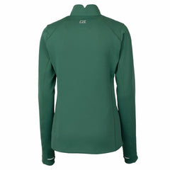 Green Bay Packers Cutter & Buck Women's Throwback Logo Traverse Stretch Quarter-Zip Pullover Top - Green Pullover