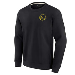Golden State Warriors Unisex Elements Super Soft Fleece Pullover Sweatshirt Black - Fanatics