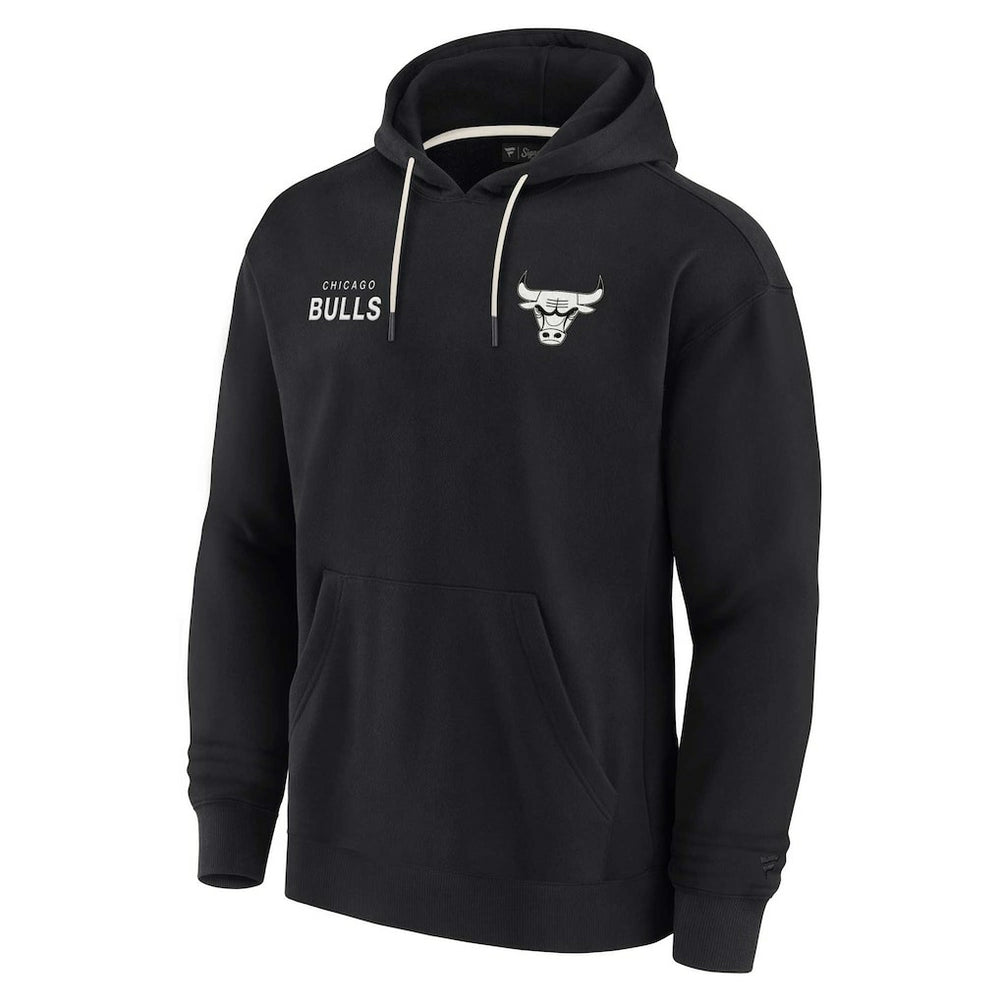 Chicago Bulls Unisex Elements Super Soft Fleece Pullover Hoodie Black - Fanatics