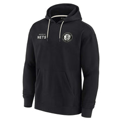 Brooklyn Nets Unisex Elements Super Soft Fleece Pullover Hoodie Black - Fanatics