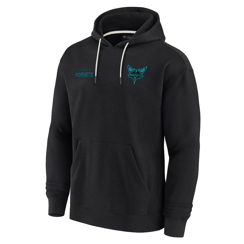 Charlotte Hornets Unisex Elements Super Soft Fleece Pullover Hoodie Black - Fanatics