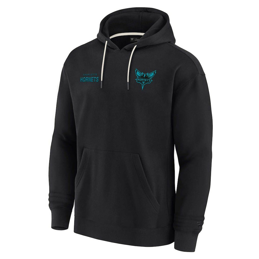Charlotte Hornets Unisex Elements Super Soft Fleece Pullover Hoodie Black - Fanatics