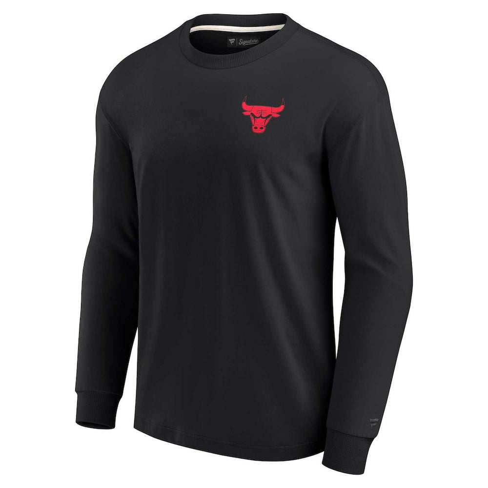 Chicago Bulls Unisex Elements Super Soft Long Sleeve T-Shirt Black - Fanatics