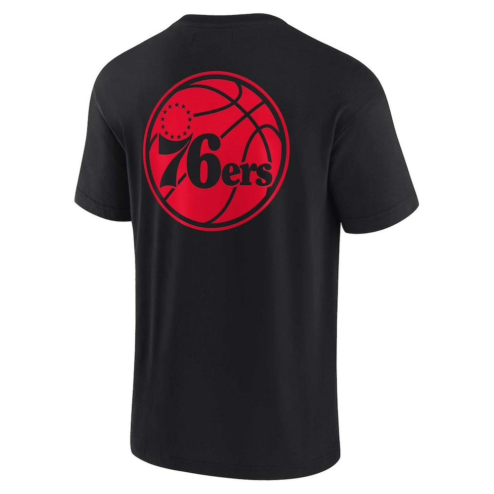 Philadelphia 76ers Unisex Elements Super Soft Short Sleeve T-Shirt Black - Fanatics