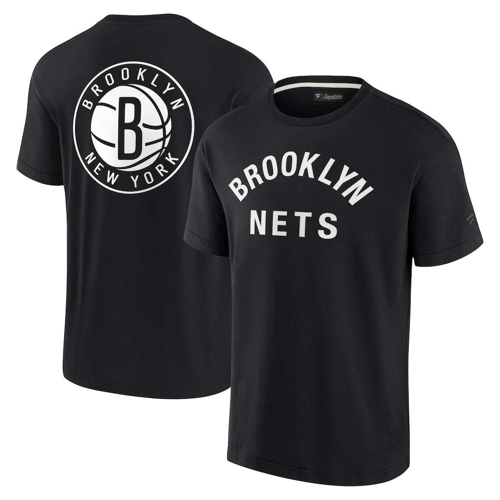 Brooklyn Nets Unisex Elements Super Soft Short Sleeve T-Shirt Black - Fanatics