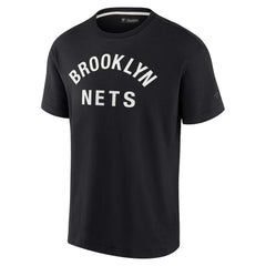 Brooklyn Nets Unisex Elements Super Soft Short Sleeve T-Shirt Black - Fanatics