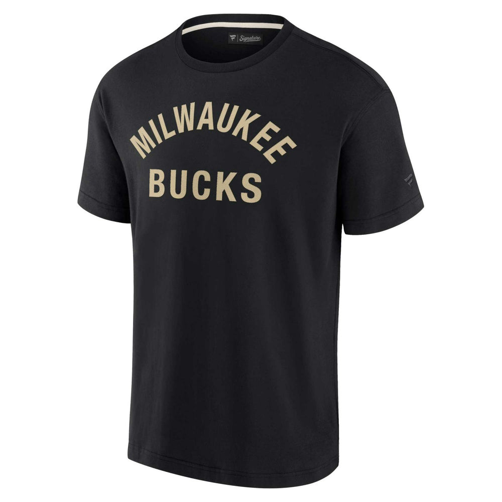 Milwaukee Bucks Unisex Elements Super Soft Short Sleeve T-Shirt Black - Fanatics