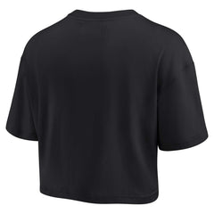 Phoenix Suns Women's Elements Super Soft Boxy Cropped T-Shirt Black - Fanatics