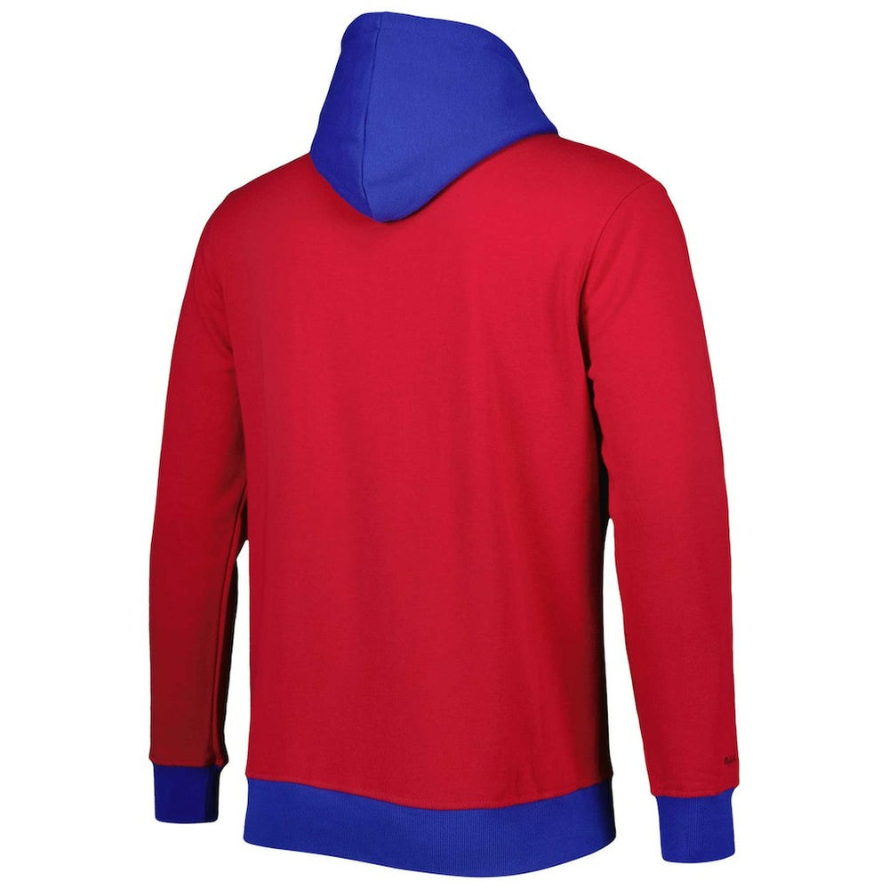New York Giants Big & Tall Big Face Pullover Hoodie - Red/Royal Hoodies